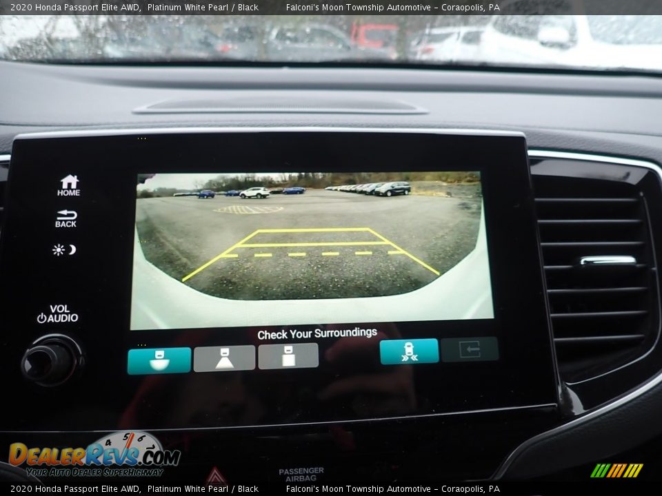 2020 Honda Passport Elite AWD Platinum White Pearl / Black Photo #14