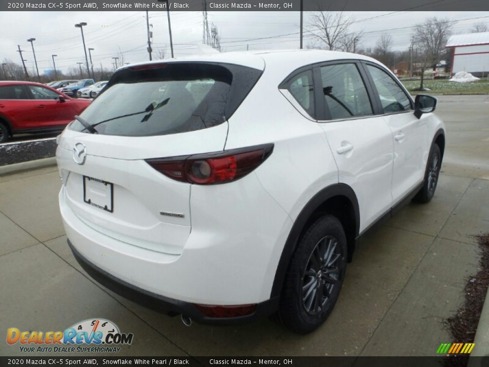 2020 Mazda CX-5 Sport AWD Snowflake White Pearl / Black Photo #7