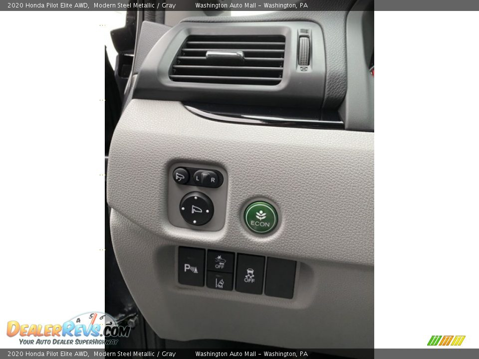 2020 Honda Pilot Elite AWD Modern Steel Metallic / Gray Photo #12