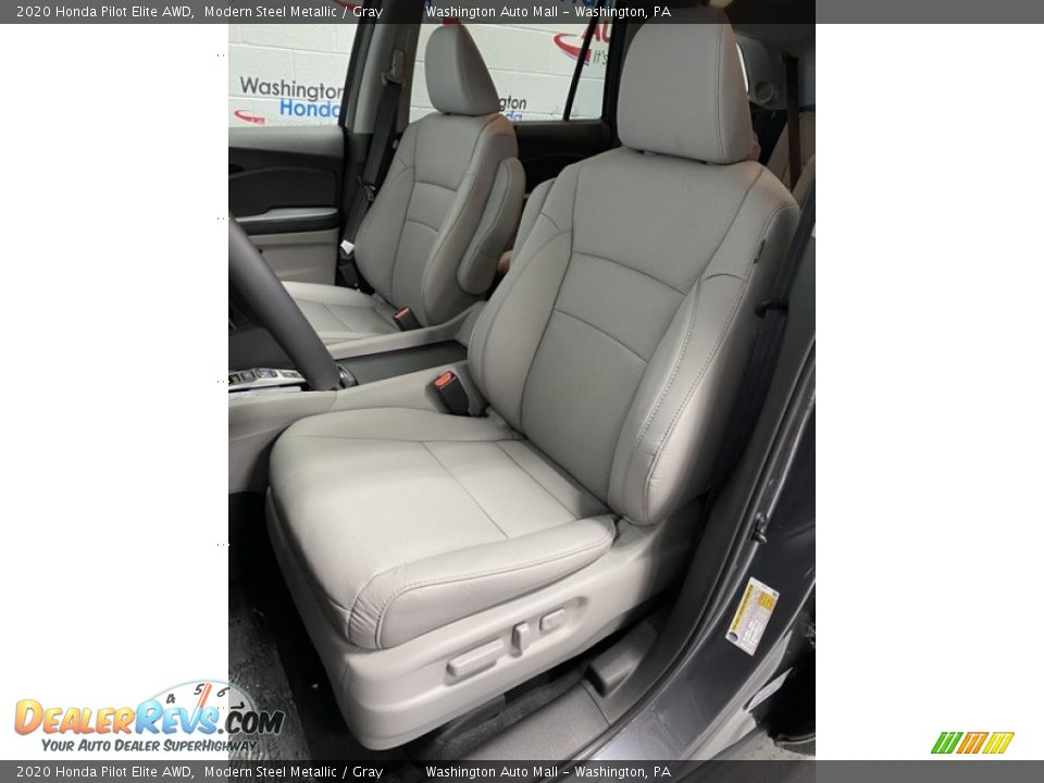 2020 Honda Pilot Elite AWD Modern Steel Metallic / Gray Photo #14