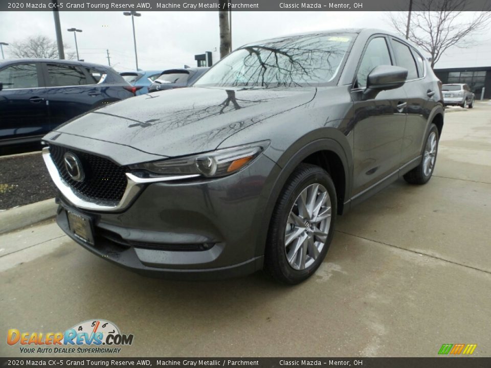 2020 Mazda CX-5 Grand Touring Reserve AWD Machine Gray Metallic / Parchment Photo #3