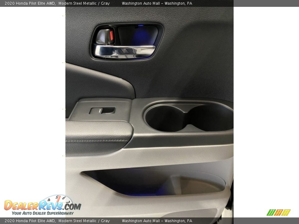 2020 Honda Pilot Elite AWD Modern Steel Metallic / Gray Photo #17