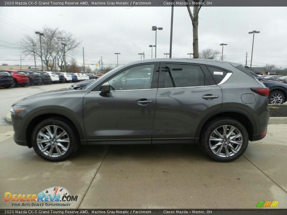 2020 Mazda CX-5 Grand Touring Reserve AWD Machine Gray Metallic / Parchment Photo #4