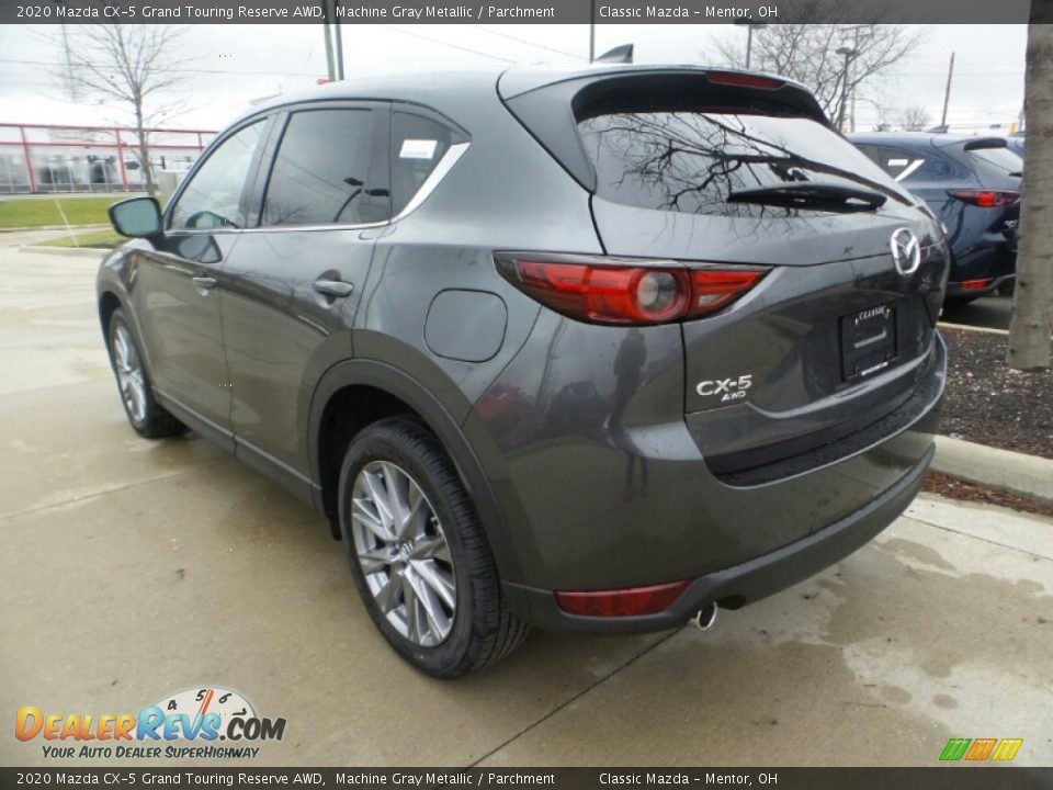 2020 Mazda CX-5 Grand Touring Reserve AWD Machine Gray Metallic / Parchment Photo #5
