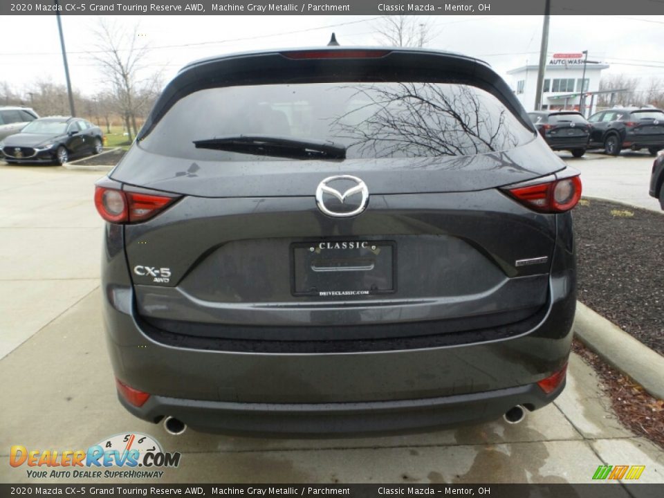 2020 Mazda CX-5 Grand Touring Reserve AWD Machine Gray Metallic / Parchment Photo #6