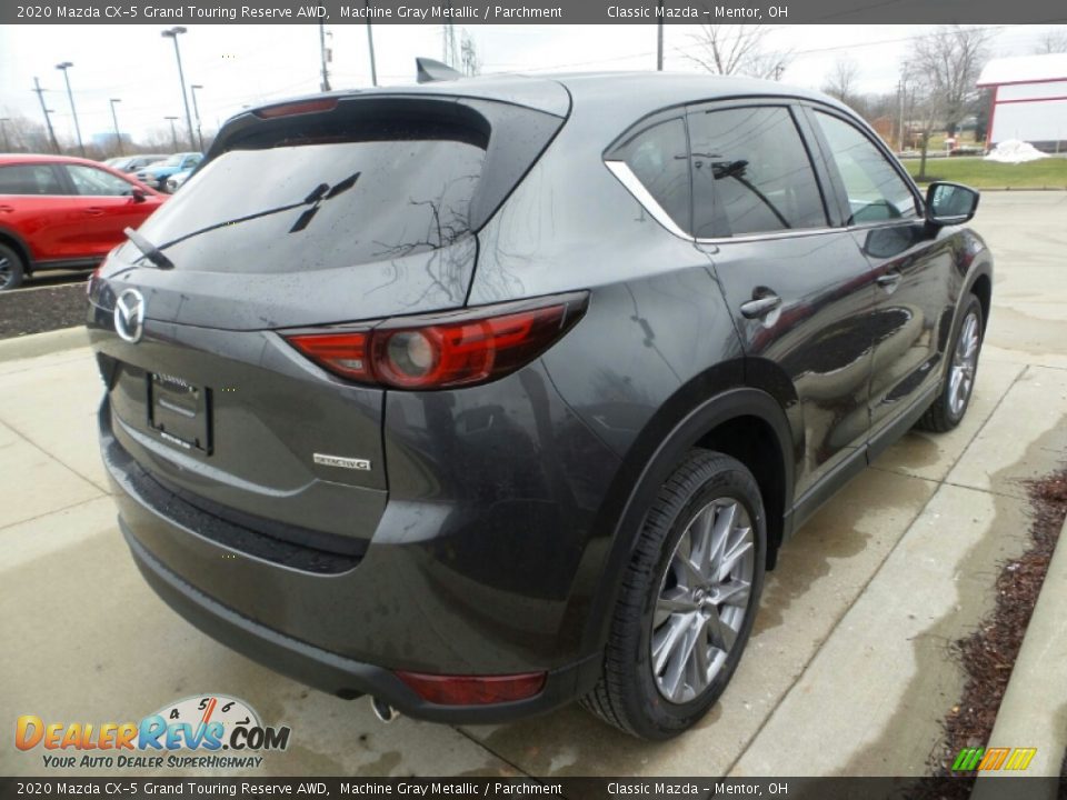 2020 Mazda CX-5 Grand Touring Reserve AWD Machine Gray Metallic / Parchment Photo #7