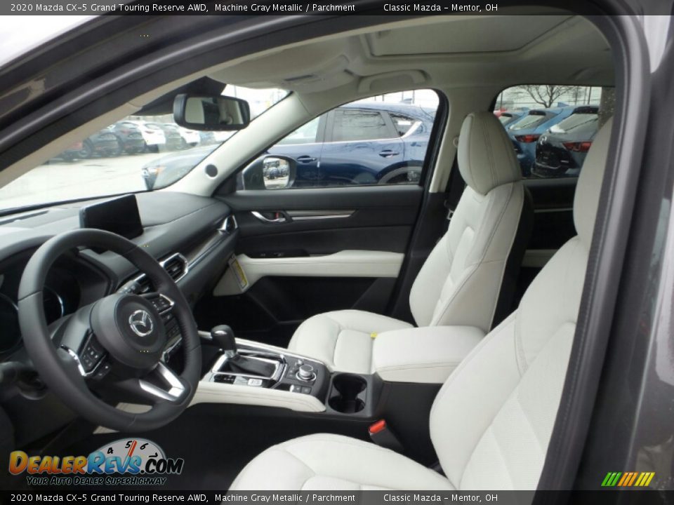 2020 Mazda CX-5 Grand Touring Reserve AWD Machine Gray Metallic / Parchment Photo #8