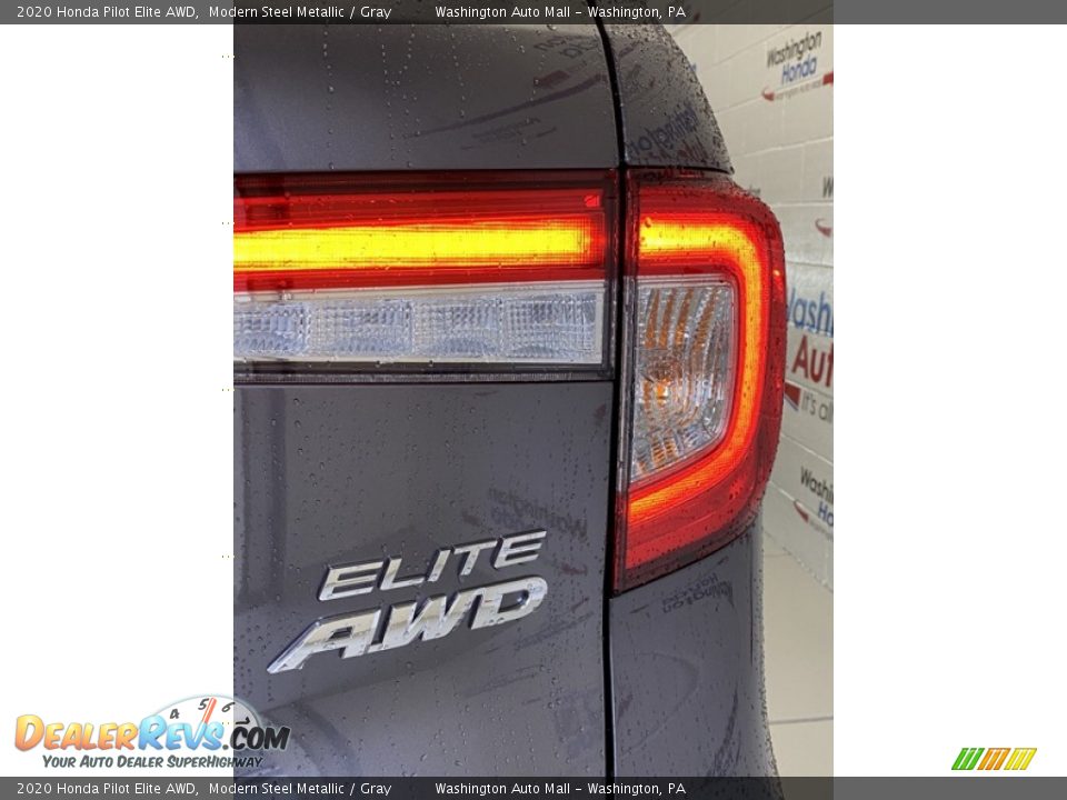 2020 Honda Pilot Elite AWD Modern Steel Metallic / Gray Photo #26