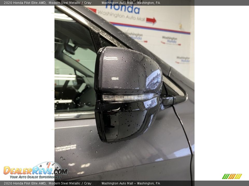 2020 Honda Pilot Elite AWD Modern Steel Metallic / Gray Photo #27