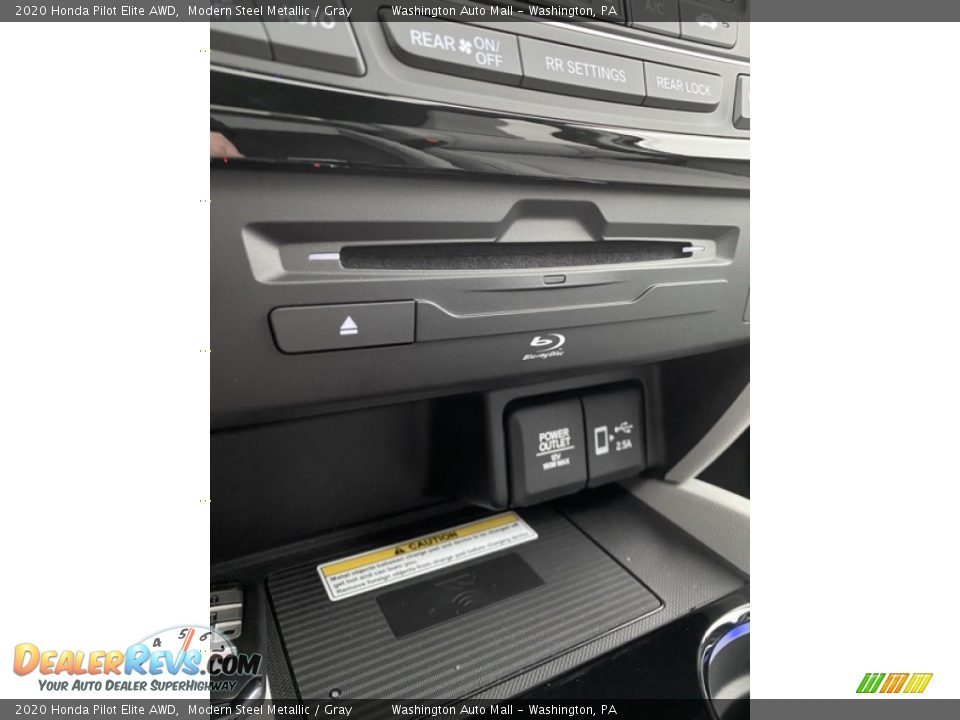 2020 Honda Pilot Elite AWD Modern Steel Metallic / Gray Photo #35