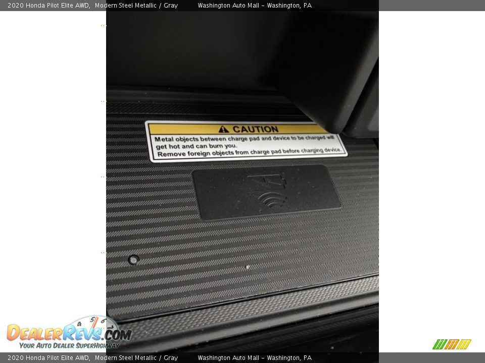 2020 Honda Pilot Elite AWD Modern Steel Metallic / Gray Photo #36