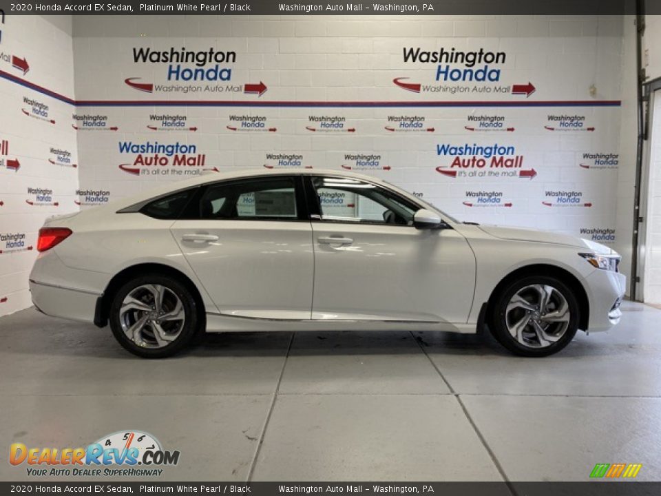 2020 Honda Accord EX Sedan Platinum White Pearl / Black Photo #1