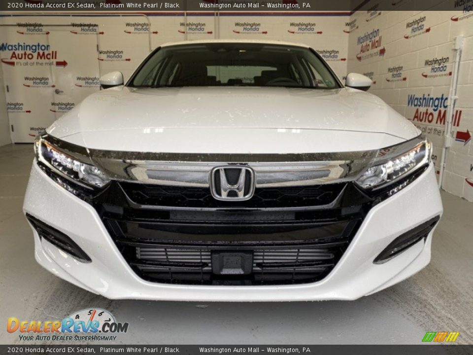 2020 Honda Accord EX Sedan Platinum White Pearl / Black Photo #3