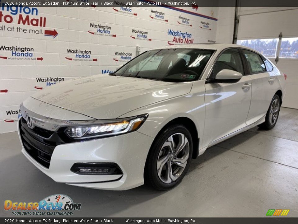 2020 Honda Accord EX Sedan Platinum White Pearl / Black Photo #4