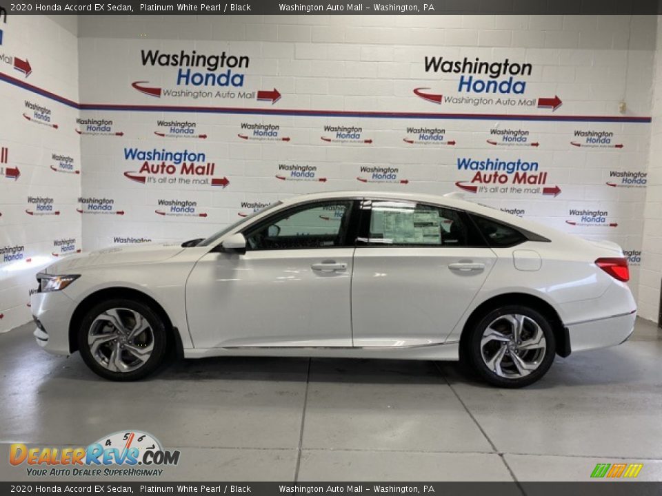 2020 Honda Accord EX Sedan Platinum White Pearl / Black Photo #5