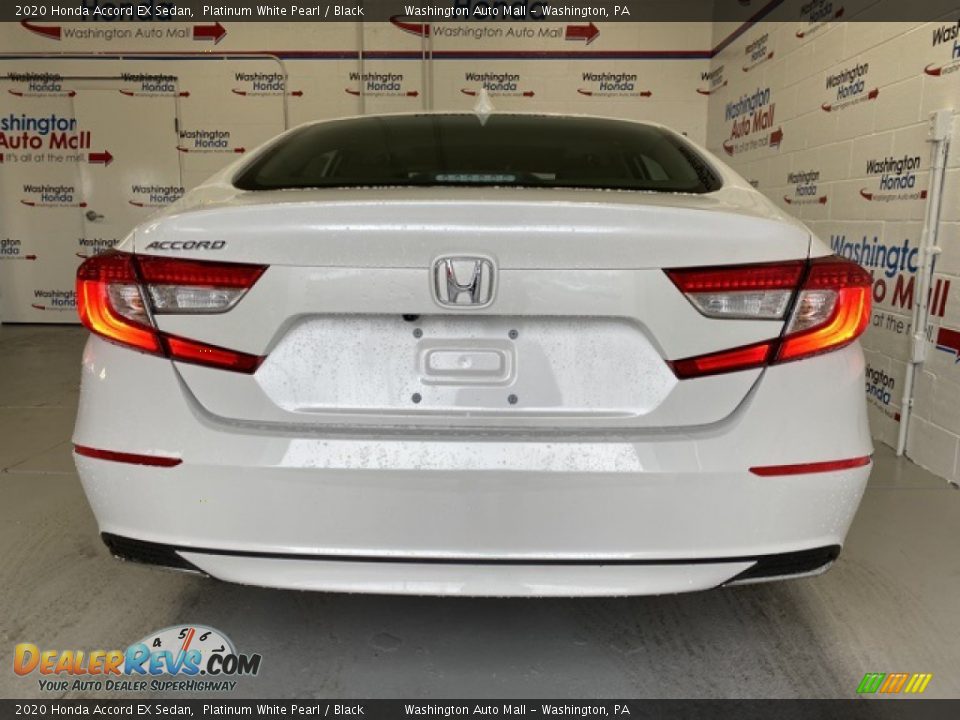 2020 Honda Accord EX Sedan Platinum White Pearl / Black Photo #7