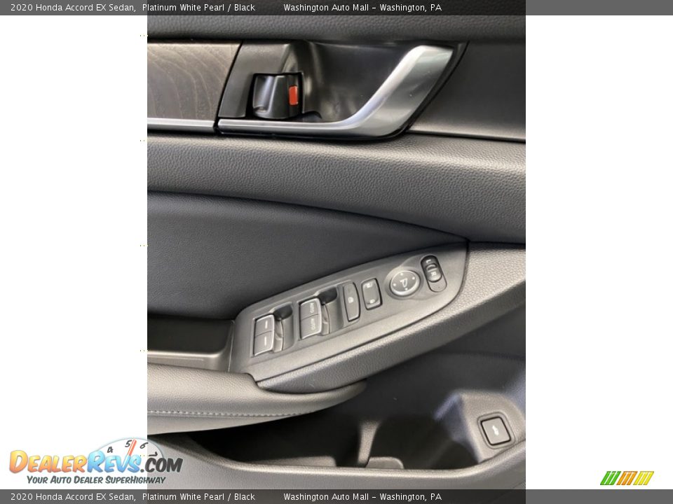 2020 Honda Accord EX Sedan Platinum White Pearl / Black Photo #11