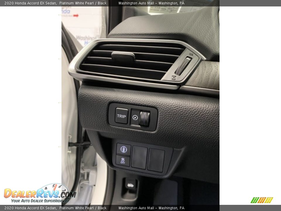 2020 Honda Accord EX Sedan Platinum White Pearl / Black Photo #12