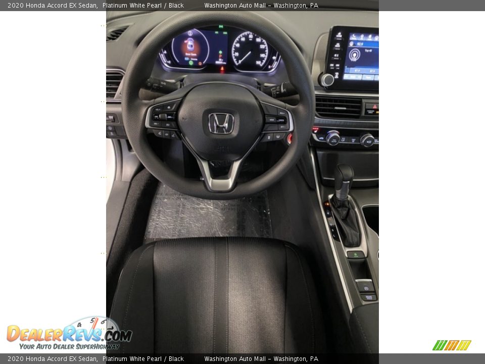 2020 Honda Accord EX Sedan Platinum White Pearl / Black Photo #13