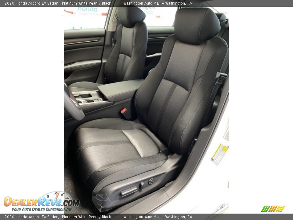 2020 Honda Accord EX Sedan Platinum White Pearl / Black Photo #14