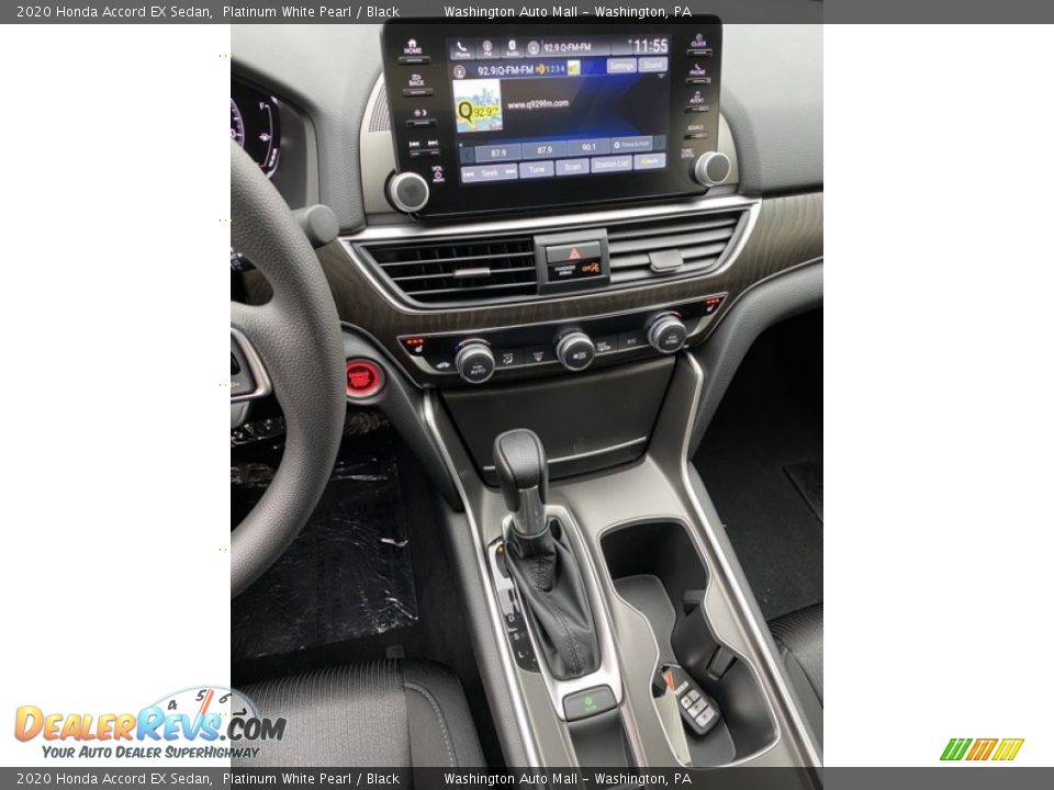 2020 Honda Accord EX Sedan Platinum White Pearl / Black Photo #24