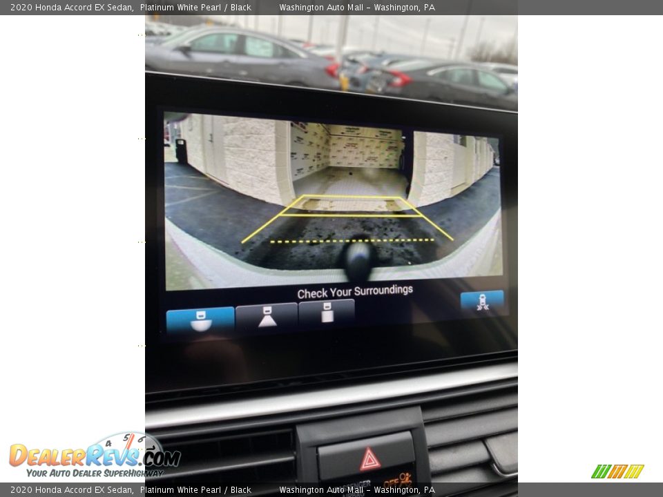 2020 Honda Accord EX Sedan Platinum White Pearl / Black Photo #25
