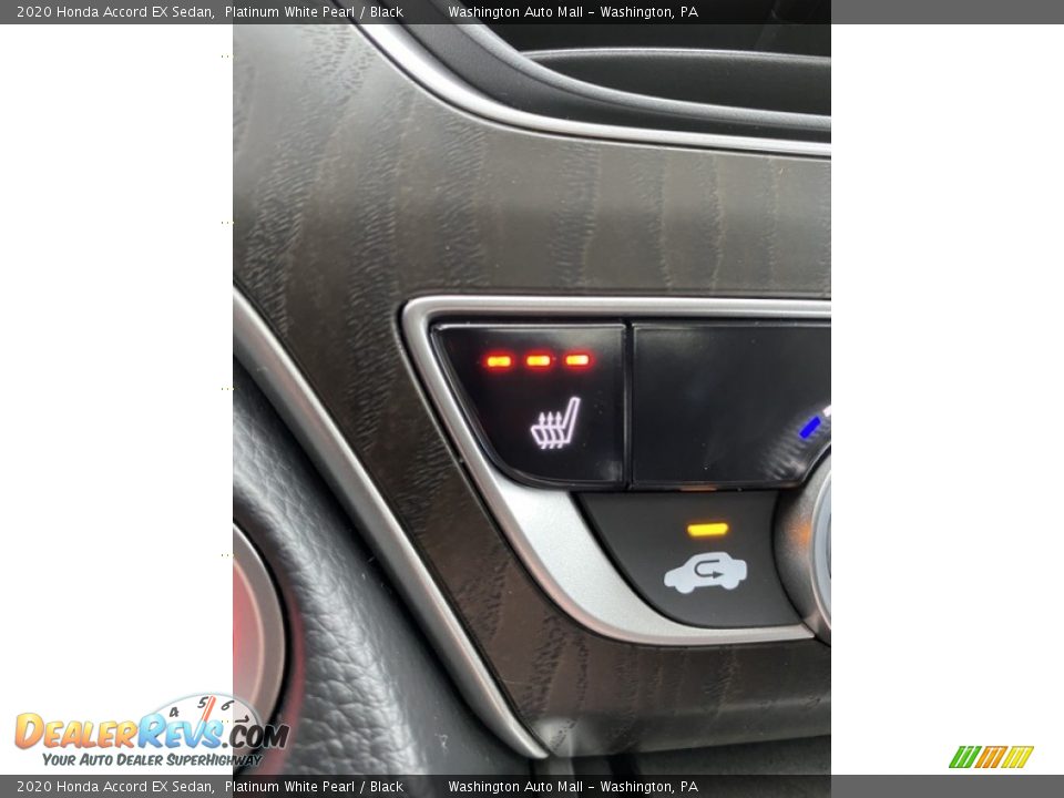 2020 Honda Accord EX Sedan Platinum White Pearl / Black Photo #29