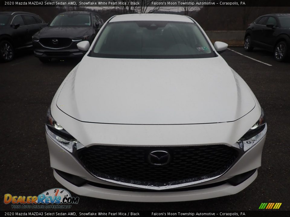 2020 Mazda MAZDA3 Select Sedan AWD Snowflake White Pearl Mica / Black Photo #4