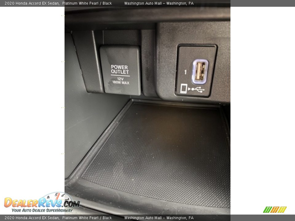 2020 Honda Accord EX Sedan Platinum White Pearl / Black Photo #30