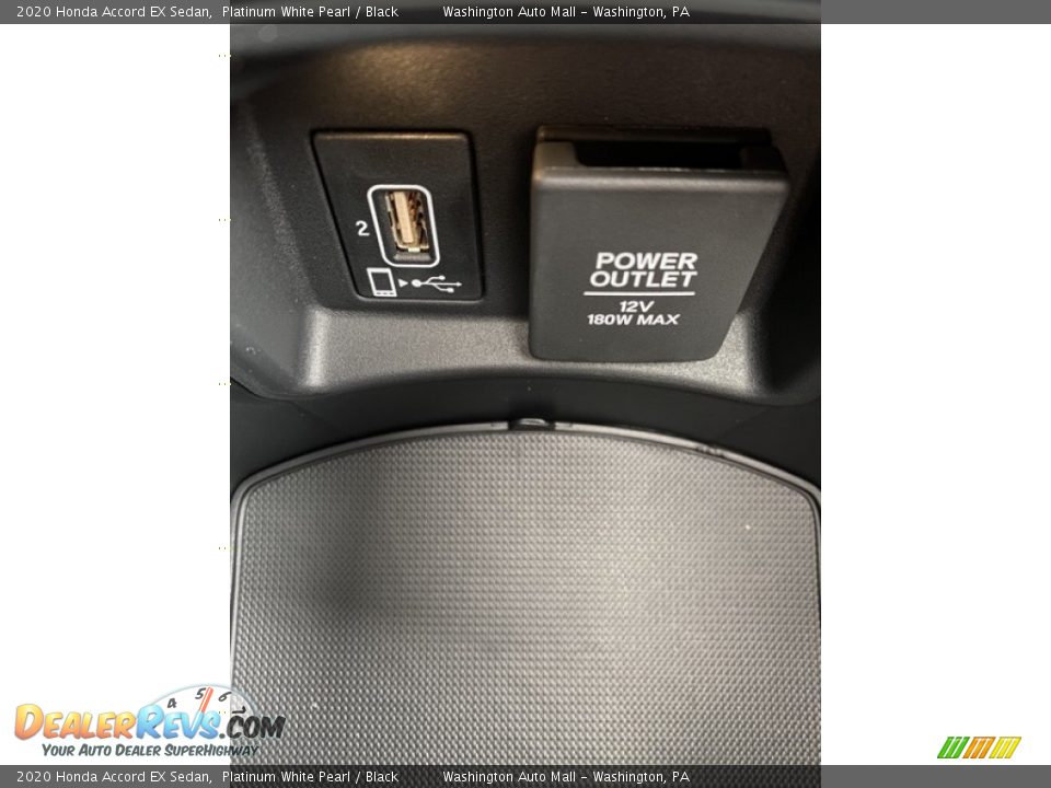 2020 Honda Accord EX Sedan Platinum White Pearl / Black Photo #31