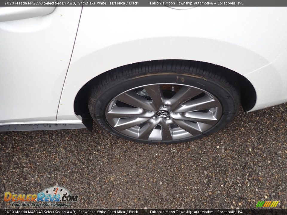 2020 Mazda MAZDA3 Select Sedan AWD Snowflake White Pearl Mica / Black Photo #7