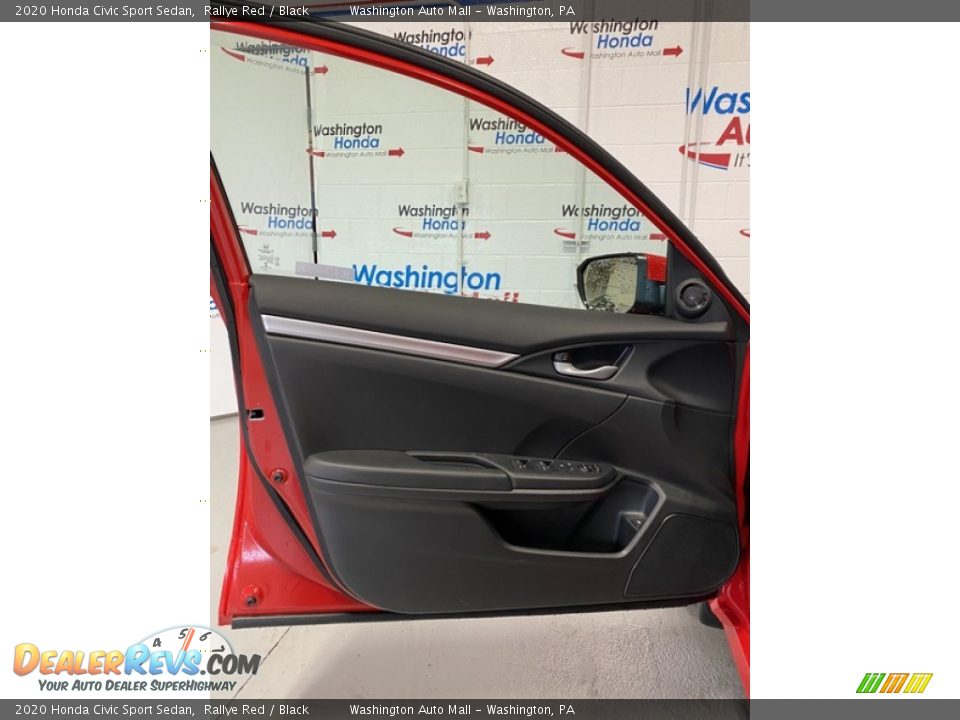 2020 Honda Civic Sport Sedan Rallye Red / Black Photo #10