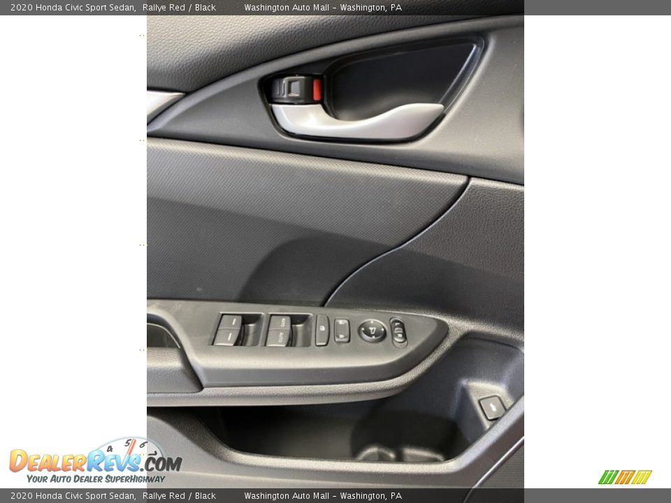 2020 Honda Civic Sport Sedan Rallye Red / Black Photo #11