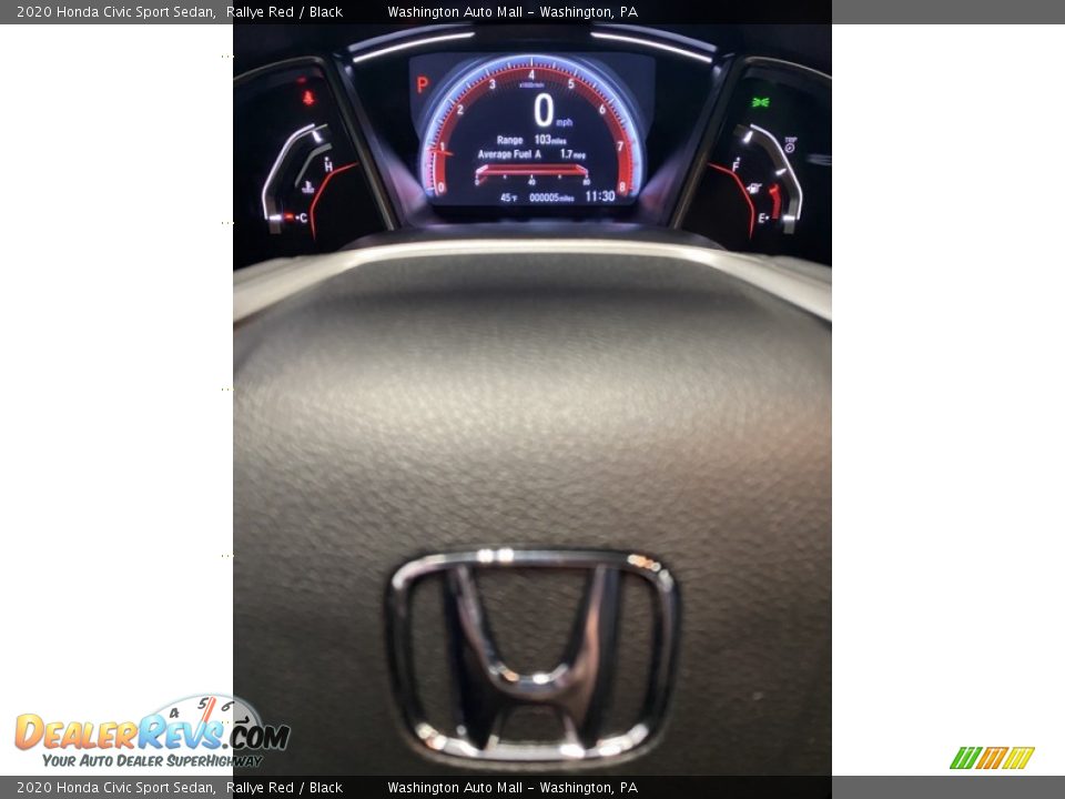 2020 Honda Civic Sport Sedan Gauges Photo #25