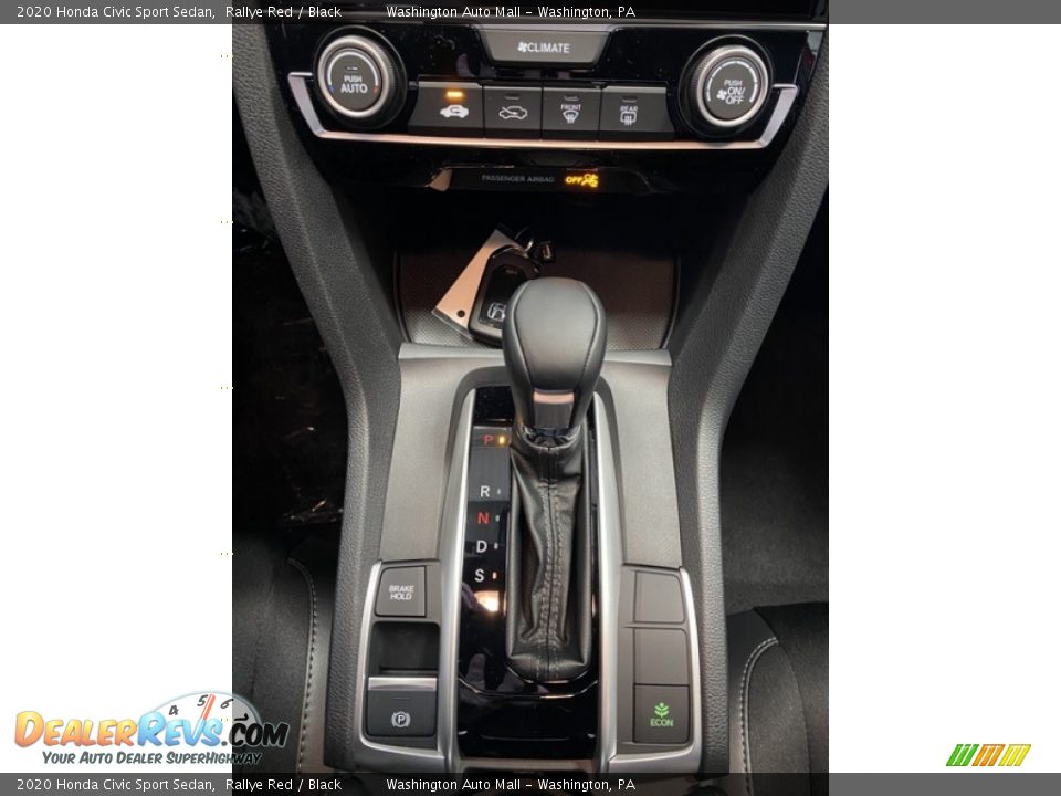 2020 Honda Civic Sport Sedan Rallye Red / Black Photo #28