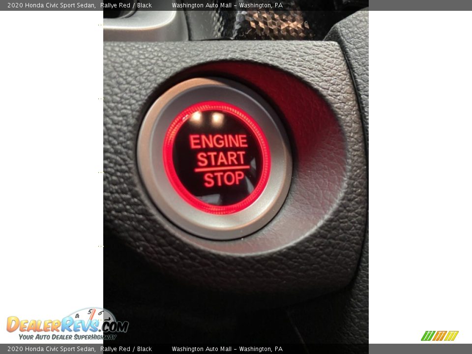 2020 Honda Civic Sport Sedan Rallye Red / Black Photo #30