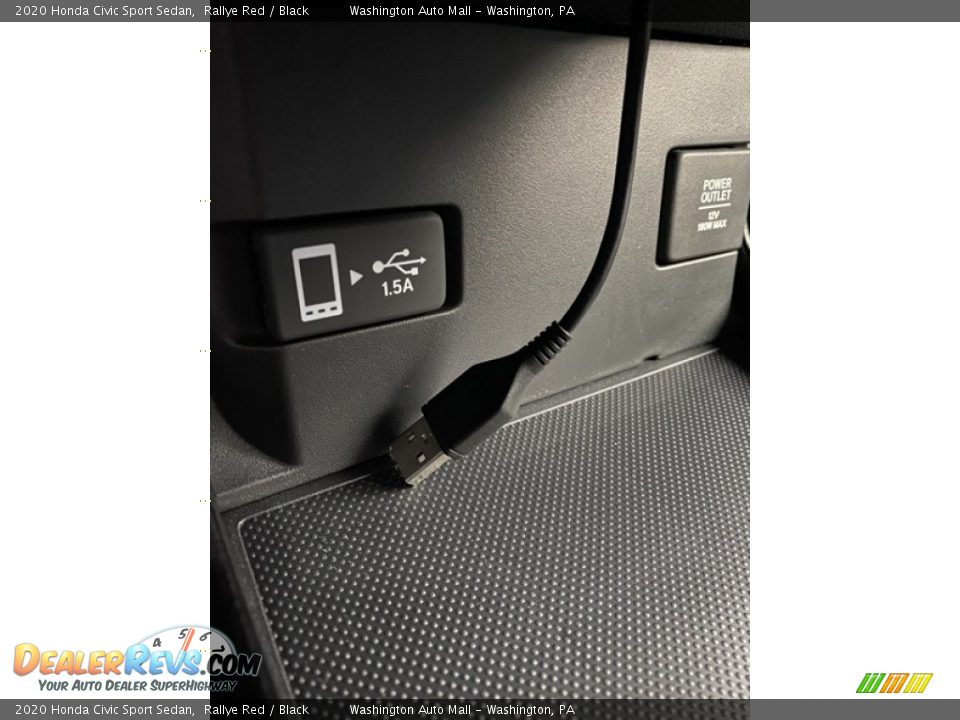 2020 Honda Civic Sport Sedan Rallye Red / Black Photo #31