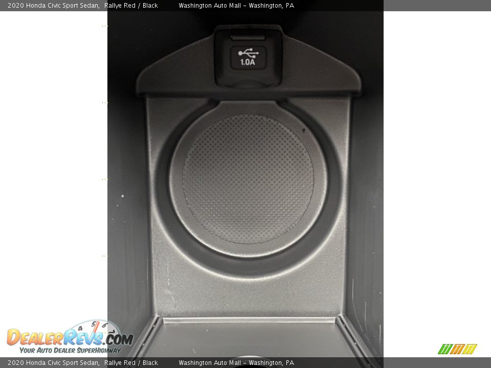 2020 Honda Civic Sport Sedan Rallye Red / Black Photo #32