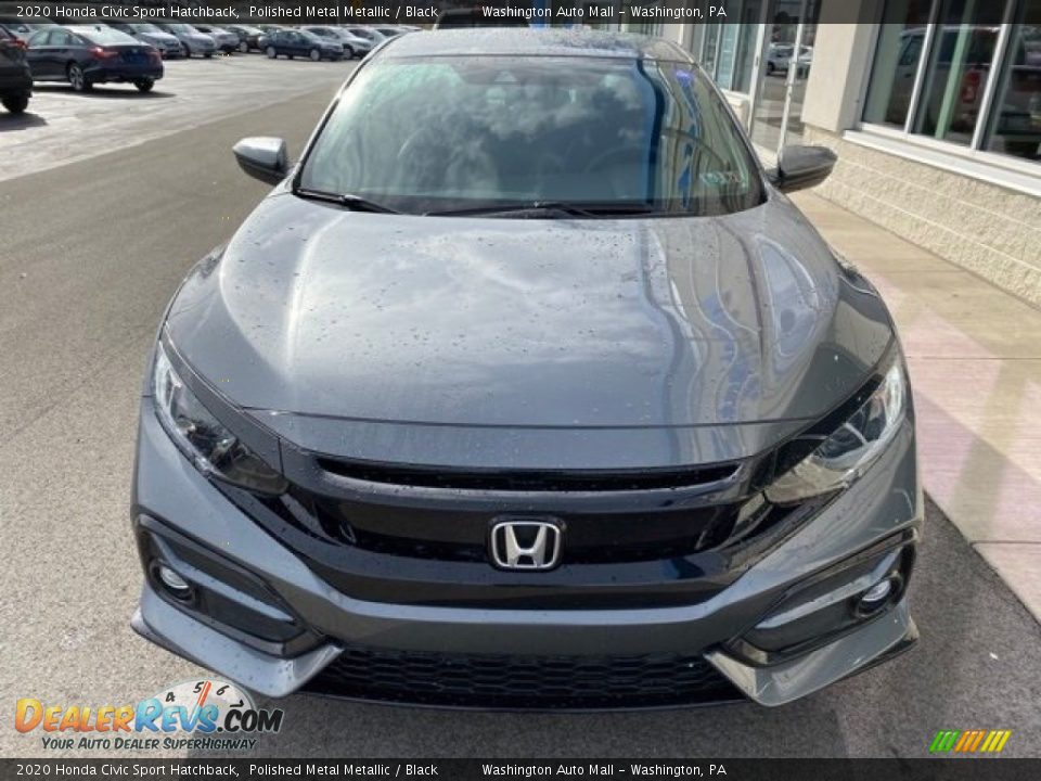 2020 Honda Civic Sport Hatchback Polished Metal Metallic / Black Photo #3