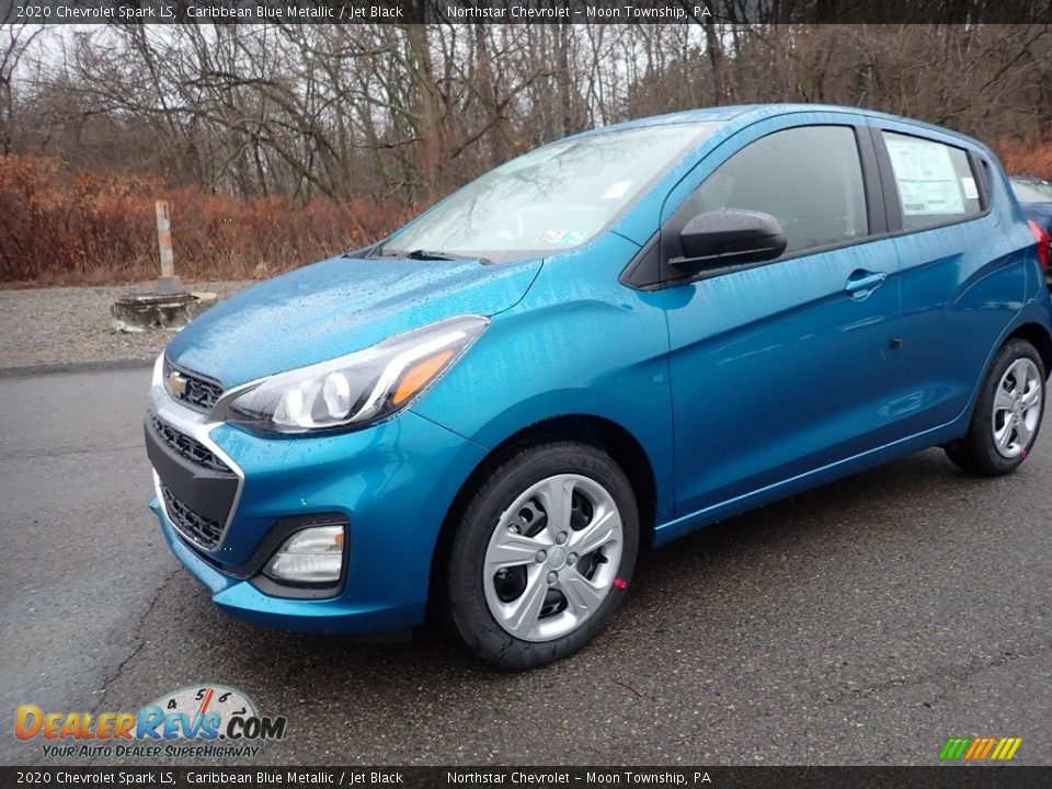 2020 Chevrolet Spark LS Caribbean Blue Metallic / Jet Black Photo #2