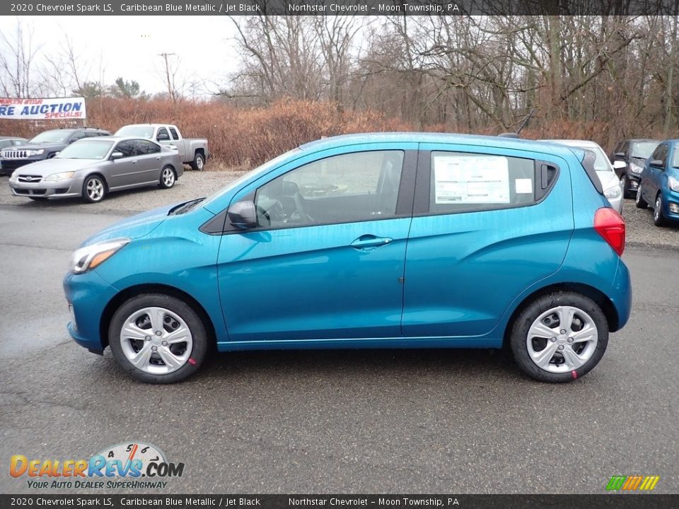 Caribbean Blue Metallic 2020 Chevrolet Spark LS Photo #3