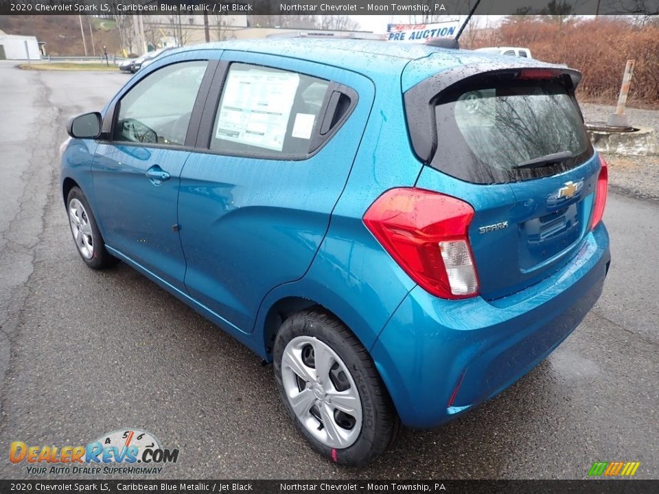 2020 Chevrolet Spark LS Caribbean Blue Metallic / Jet Black Photo #4