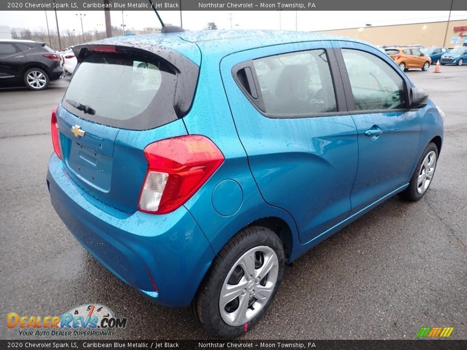 2020 Chevrolet Spark LS Caribbean Blue Metallic / Jet Black Photo #6