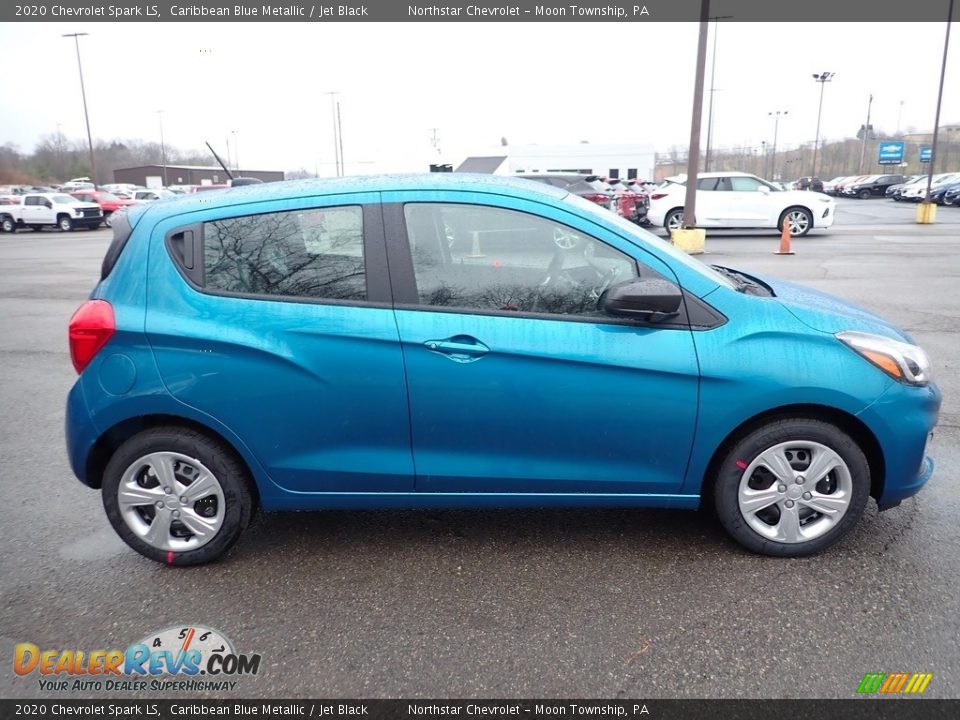 2020 Chevrolet Spark LS Caribbean Blue Metallic / Jet Black Photo #7