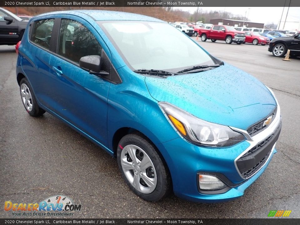 2020 Chevrolet Spark LS Caribbean Blue Metallic / Jet Black Photo #8