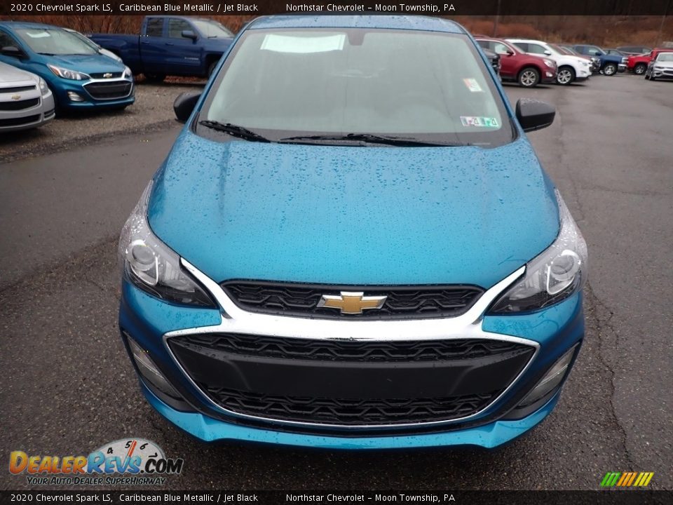 2020 Chevrolet Spark LS Caribbean Blue Metallic / Jet Black Photo #9