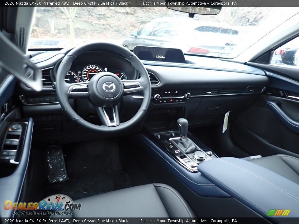 2020 Mazda CX-30 Preferred AWD Deep Crystal Blue Mica / Black Photo #9
