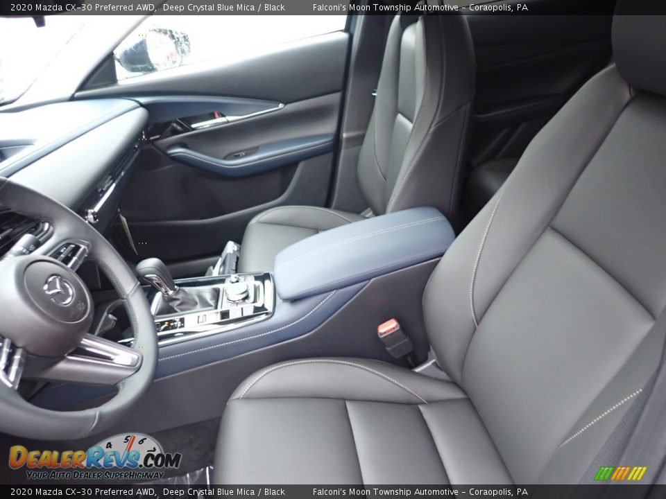 2020 Mazda CX-30 Preferred AWD Deep Crystal Blue Mica / Black Photo #11