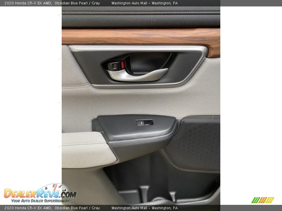 2020 Honda CR-V EX AWD Obsidian Blue Pearl / Gray Photo #17