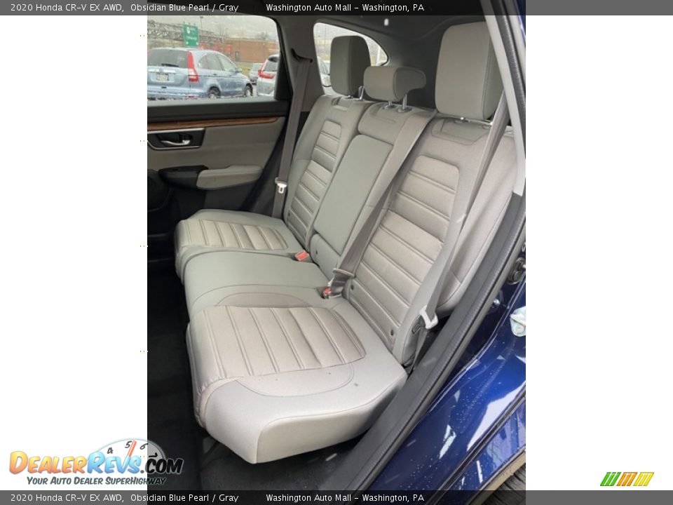 2020 Honda CR-V EX AWD Obsidian Blue Pearl / Gray Photo #18
